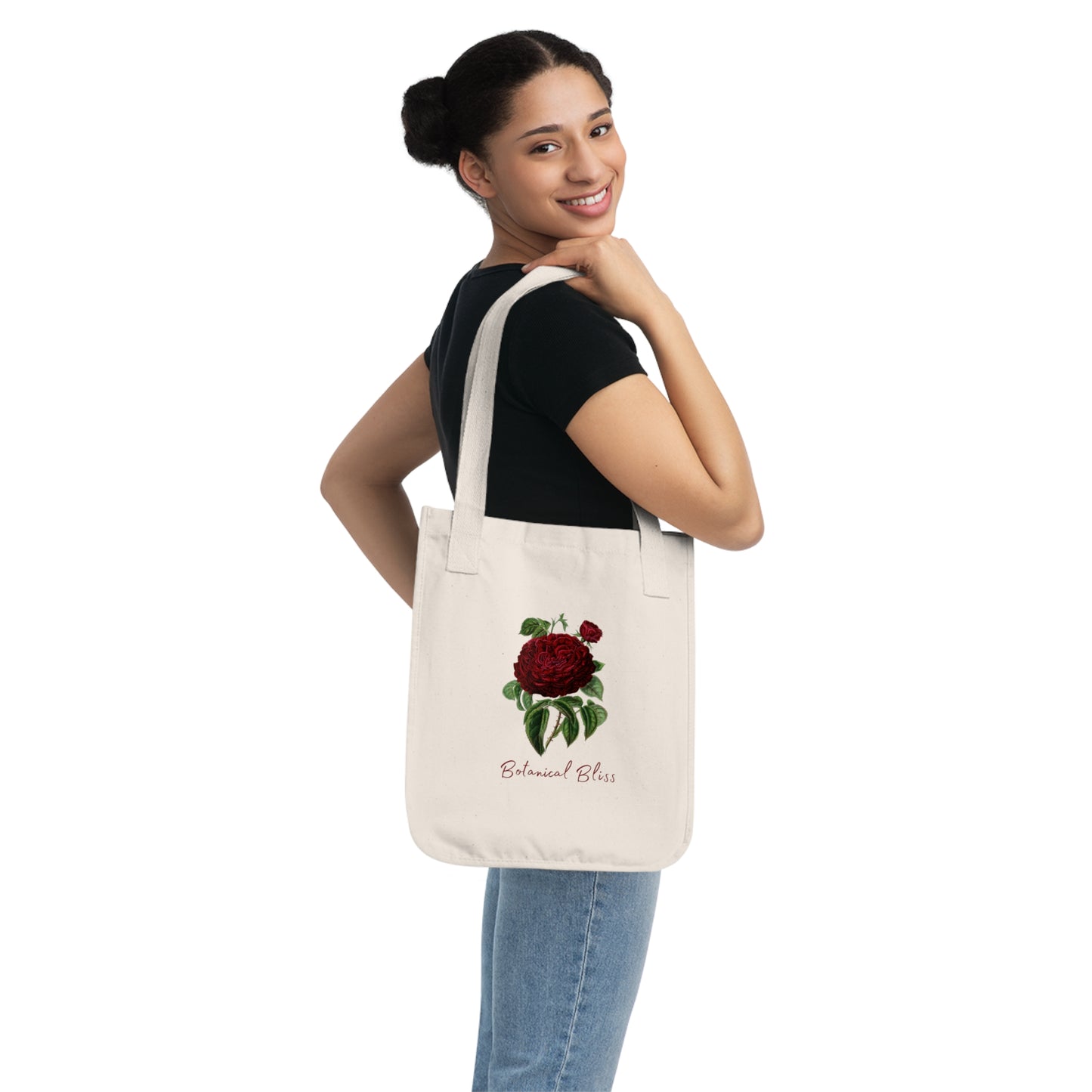 Eco Tote Bag – Peony Flower