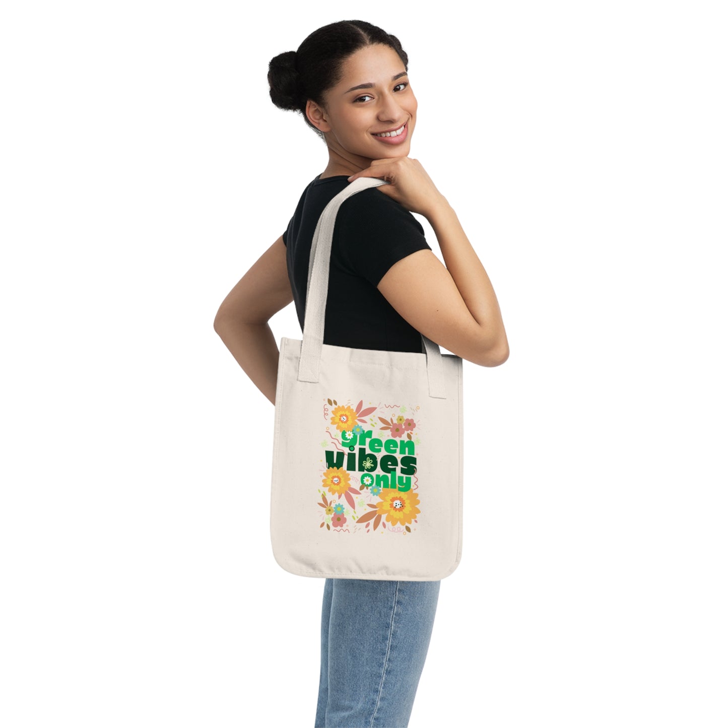 Eco Tote Bag - Green Vibes Only